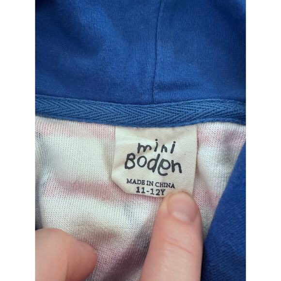 Mini Boden Towelling Zip-Up Throw-On - Size 11-12 Years - Picture 5 of 5